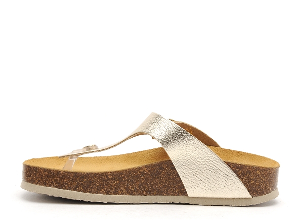 Plakton mules et sabots plats femme cp bolero or