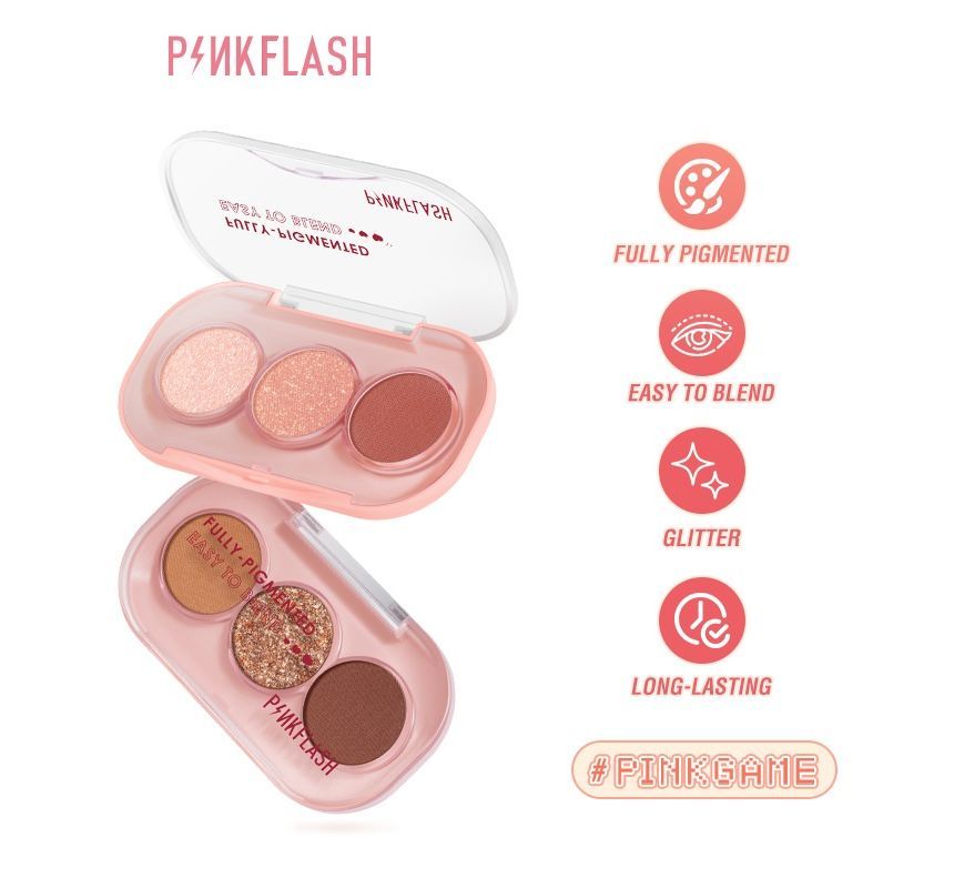 PINKFLASH - 3-delige oogschaduw - BR05