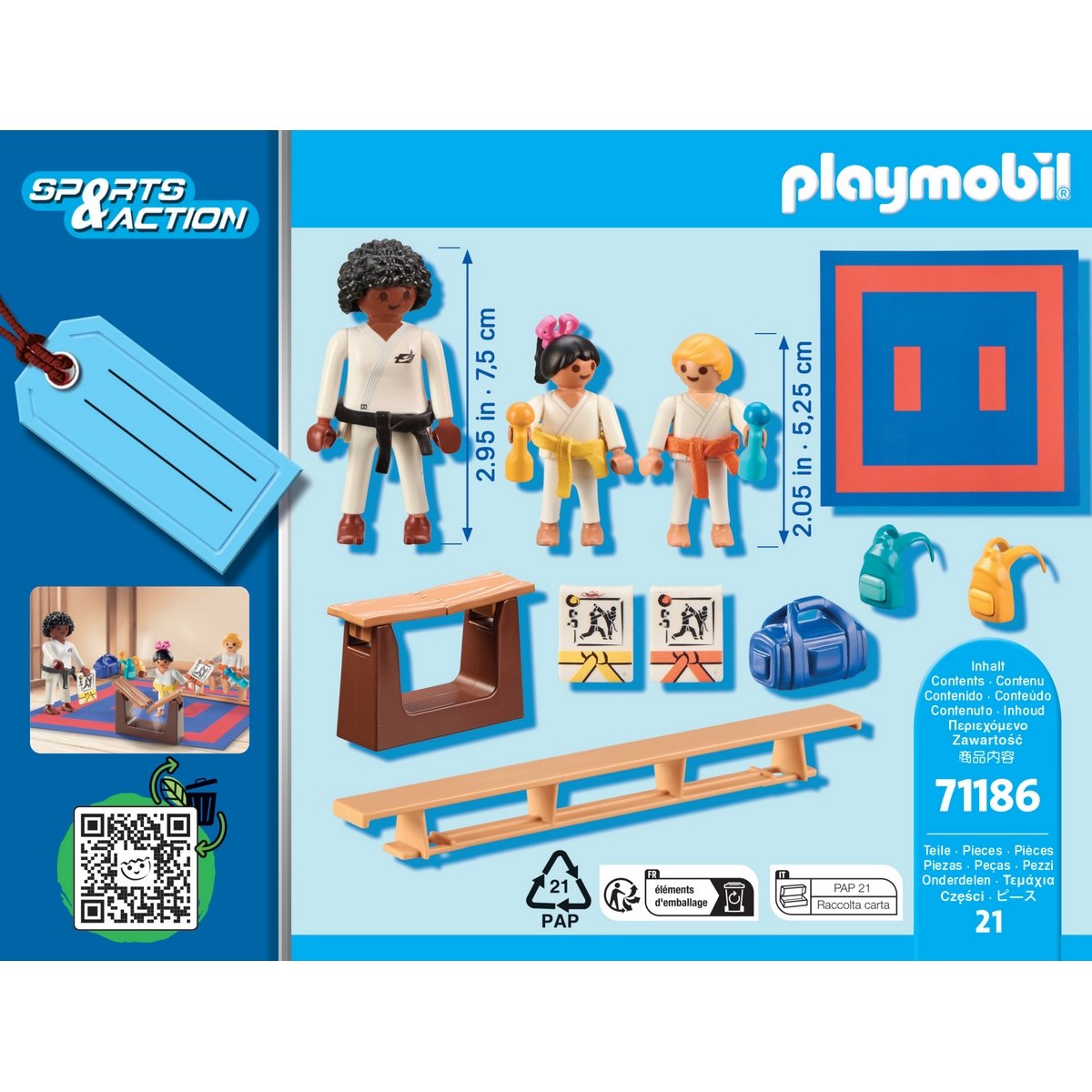 Entrainement de karaté Playmobil Sport et Action 71186