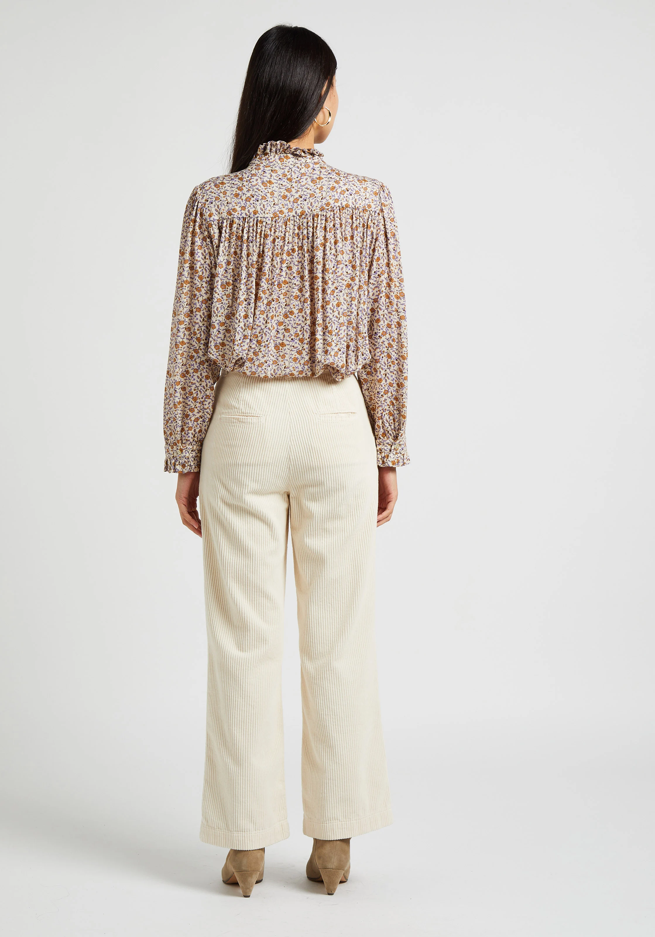 Chemise col victorien à imprimé fleuri | Multicolore