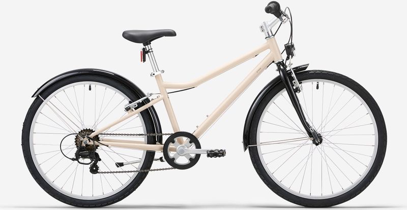 Hybridefiets 500 - 24 inch - Voor Kinderen - Beige