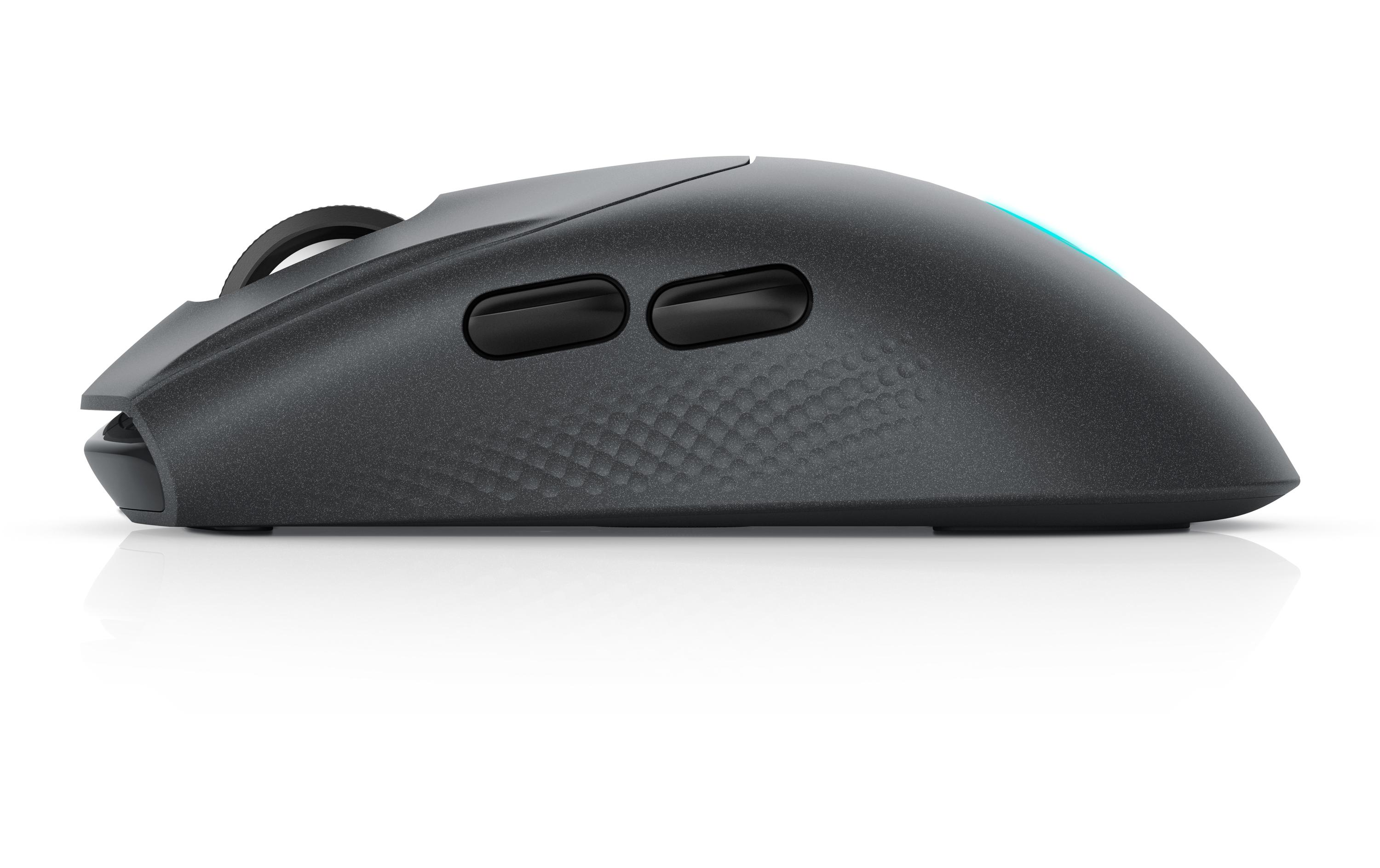 Gaming-Maus Alienware AW720M Deam Schwarz<br>Robuste, schlanke, kabellose Gaming-Maus mit 26'000 dpi und Schnelladefunktion