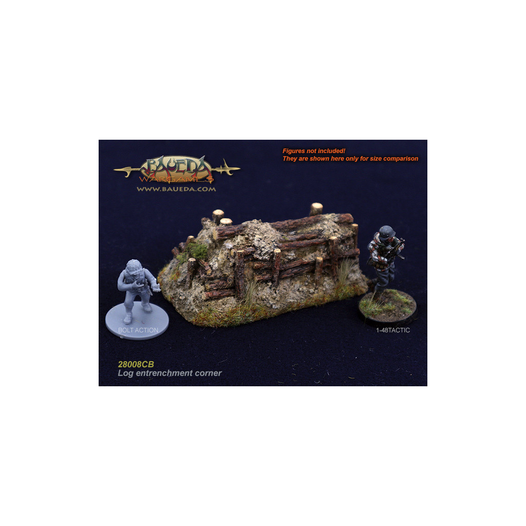 28mm Log entrenchment corner