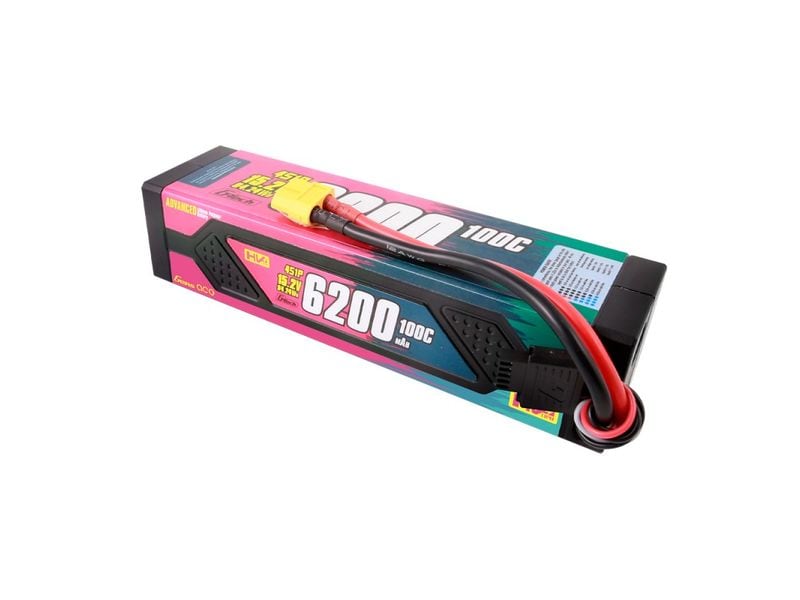 Gens ace RC-Akku LiHV 6200 mAh 15.2 V 100C Advanced, G-Tech 4S LiPo HV Akku mit XT90 Stecker