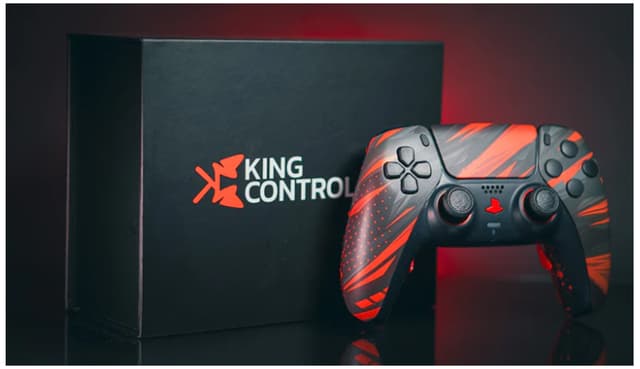 King PS5 trådløs kontroller model 4 (rage)
