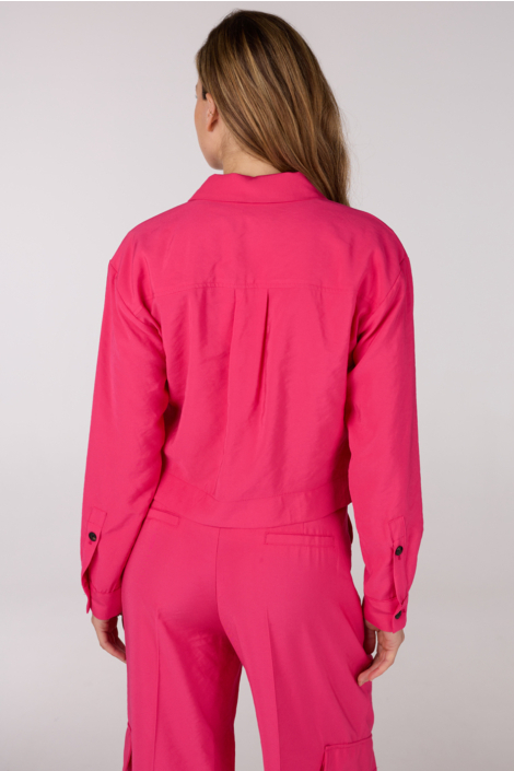 Juffrouw Jansen roze dames jas