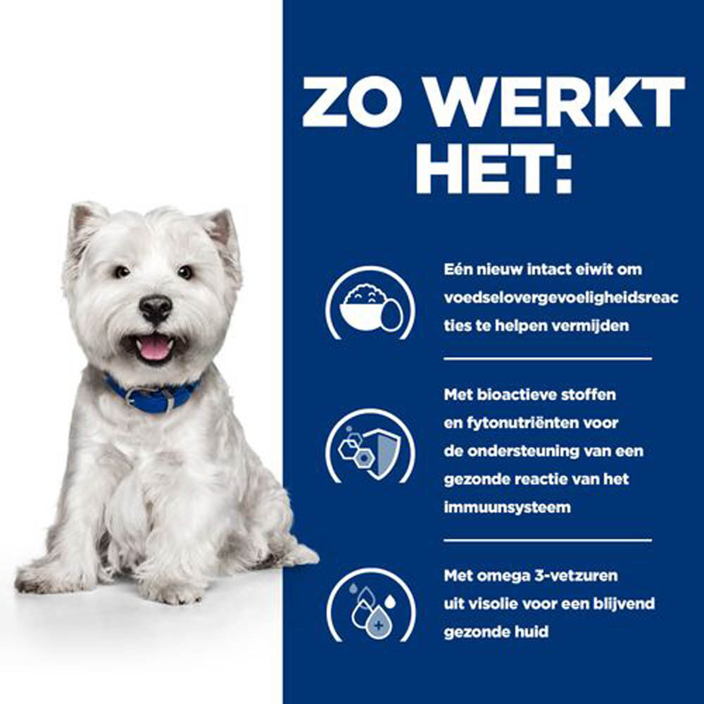 Hill's Prescription Diet Derm Complete Mini - Hondenvoer - 6 Kilogram - gevogelte