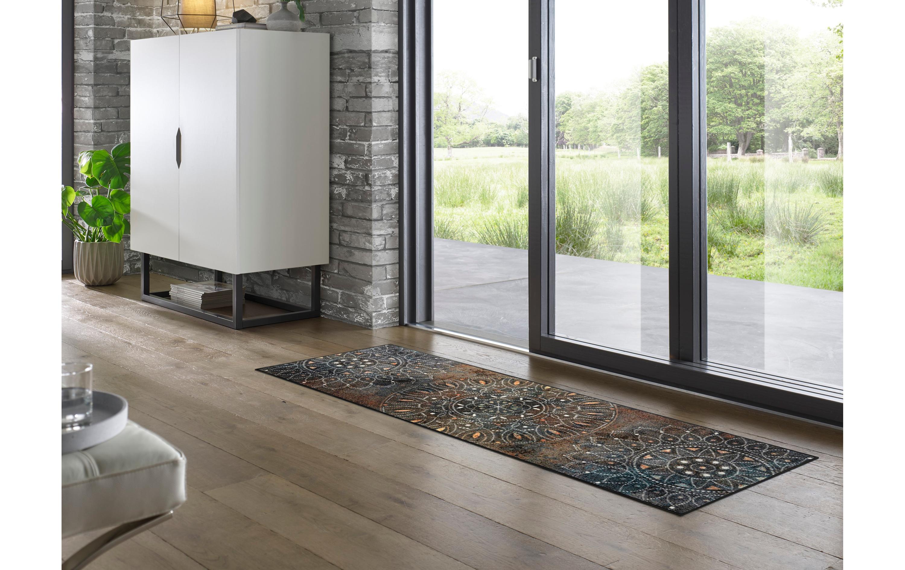 Fussmatte Madhana 60 x 180 cm<br>Pflegeleichte und rutschfeste Schmutzfangmatte