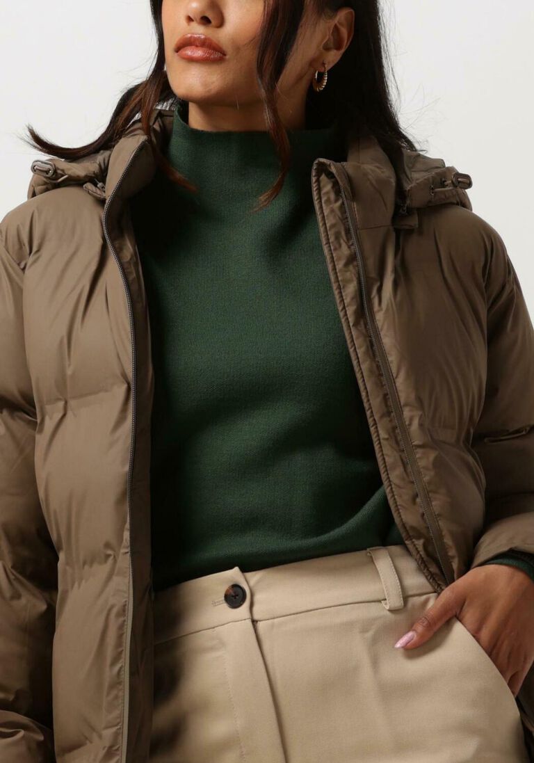 NEO NOIR taupe neo noir gewatteerde jas viviana c puffer jacket