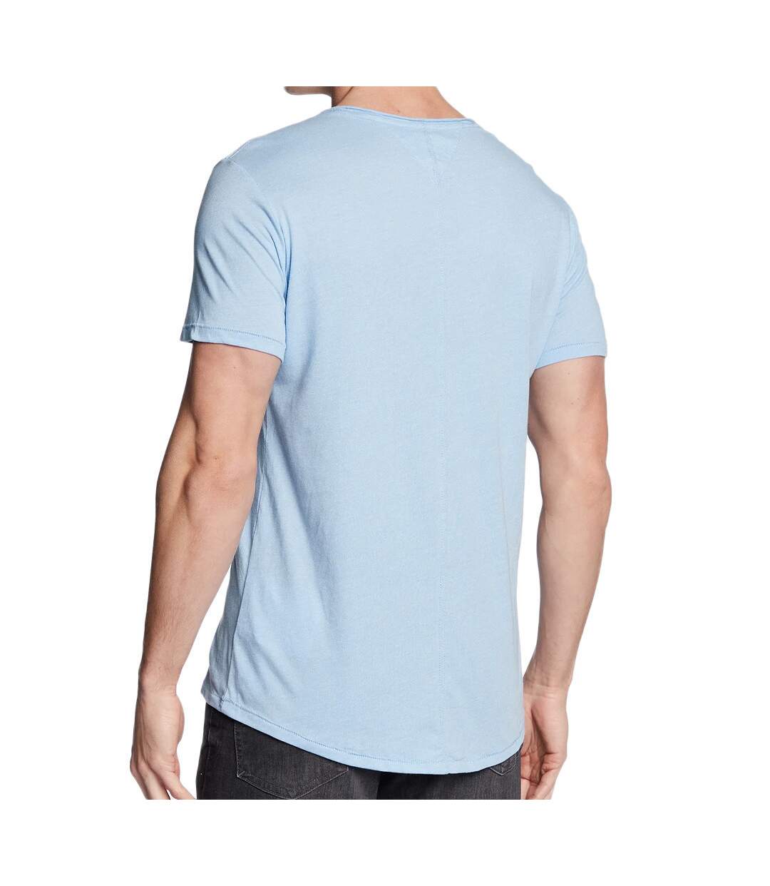 T-shirt Bleu Homme Tommy Jeans Slim Jaspe