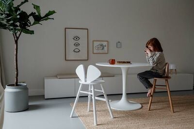 Nofred Mouse Juniorstol, White