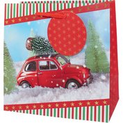 Sac cadeau de Noël 'Petite voiture', petit