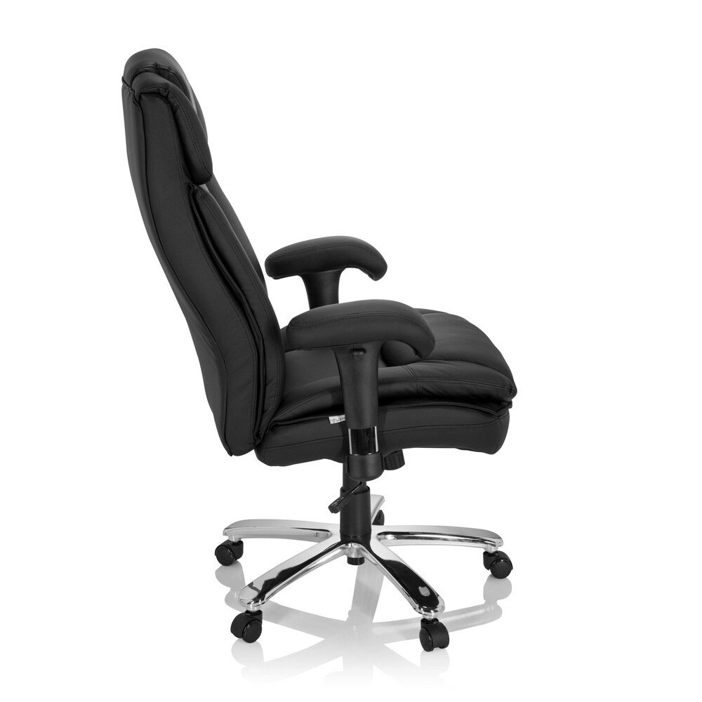 XXL Drehstuhl BUILDER XXL I Kunstleder mit Armlehnen (höhenverstellbar) hjh OFFICE