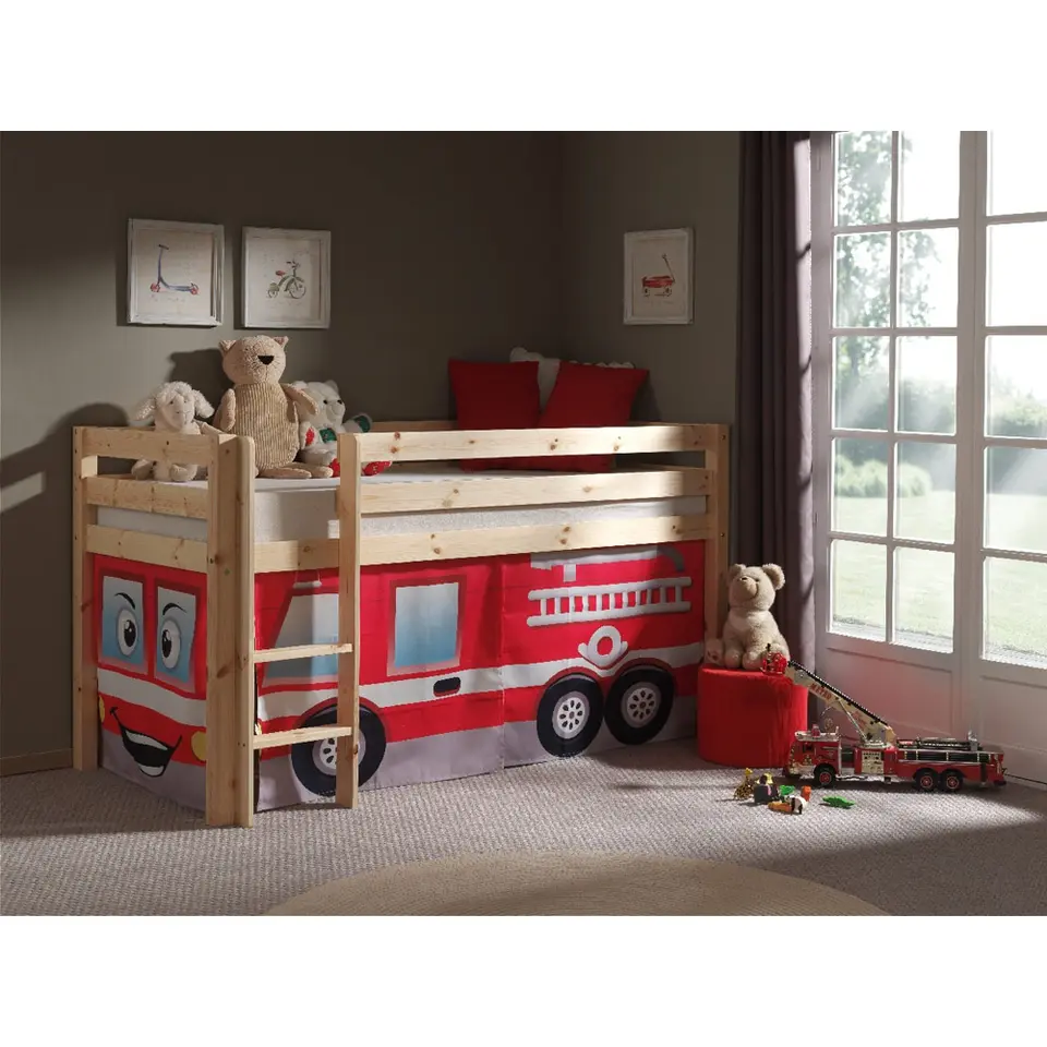 Vipack halfhoogslaper Pino - grenenhout - 114x105,3x209,3 cm