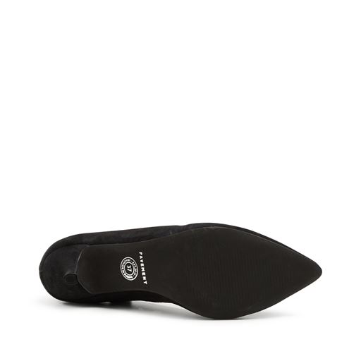 Pavement Willa Højhælede Sko, Black Suede, 38