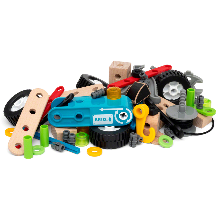 BRIO® Builder Nachziehmotor-Konstruktionsset, 67-tlg.