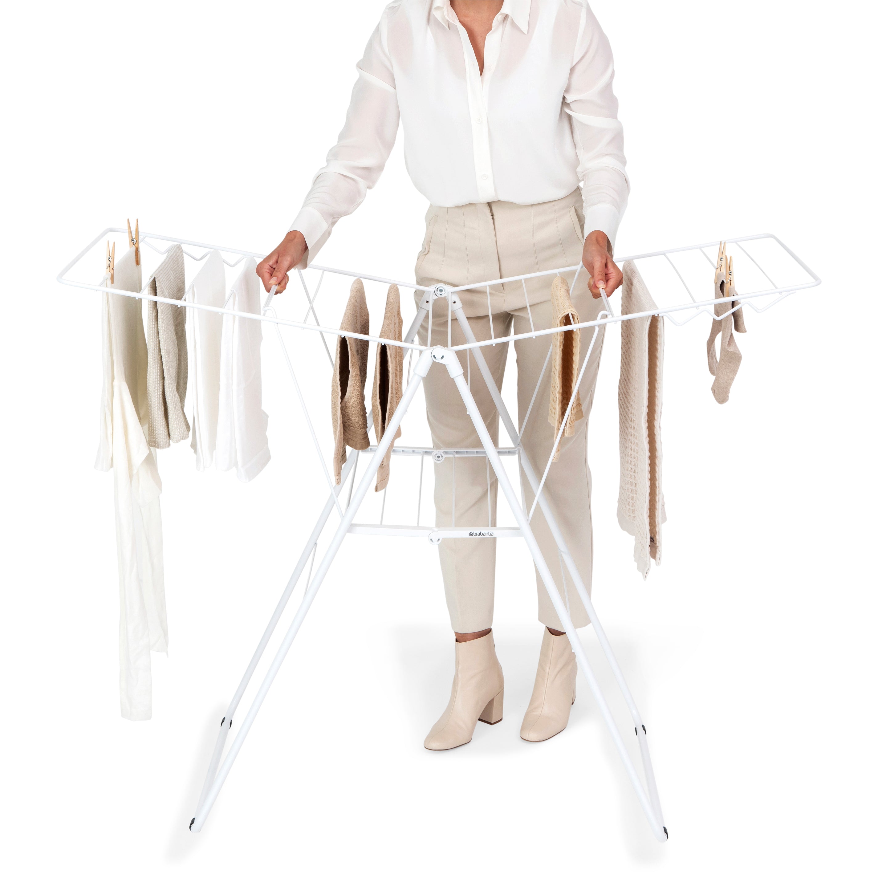 Brabantia HangOn Droogrek 20 Meter - White