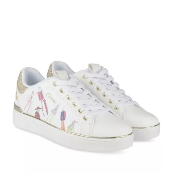 Baskets BLANC ENRICO COVERI