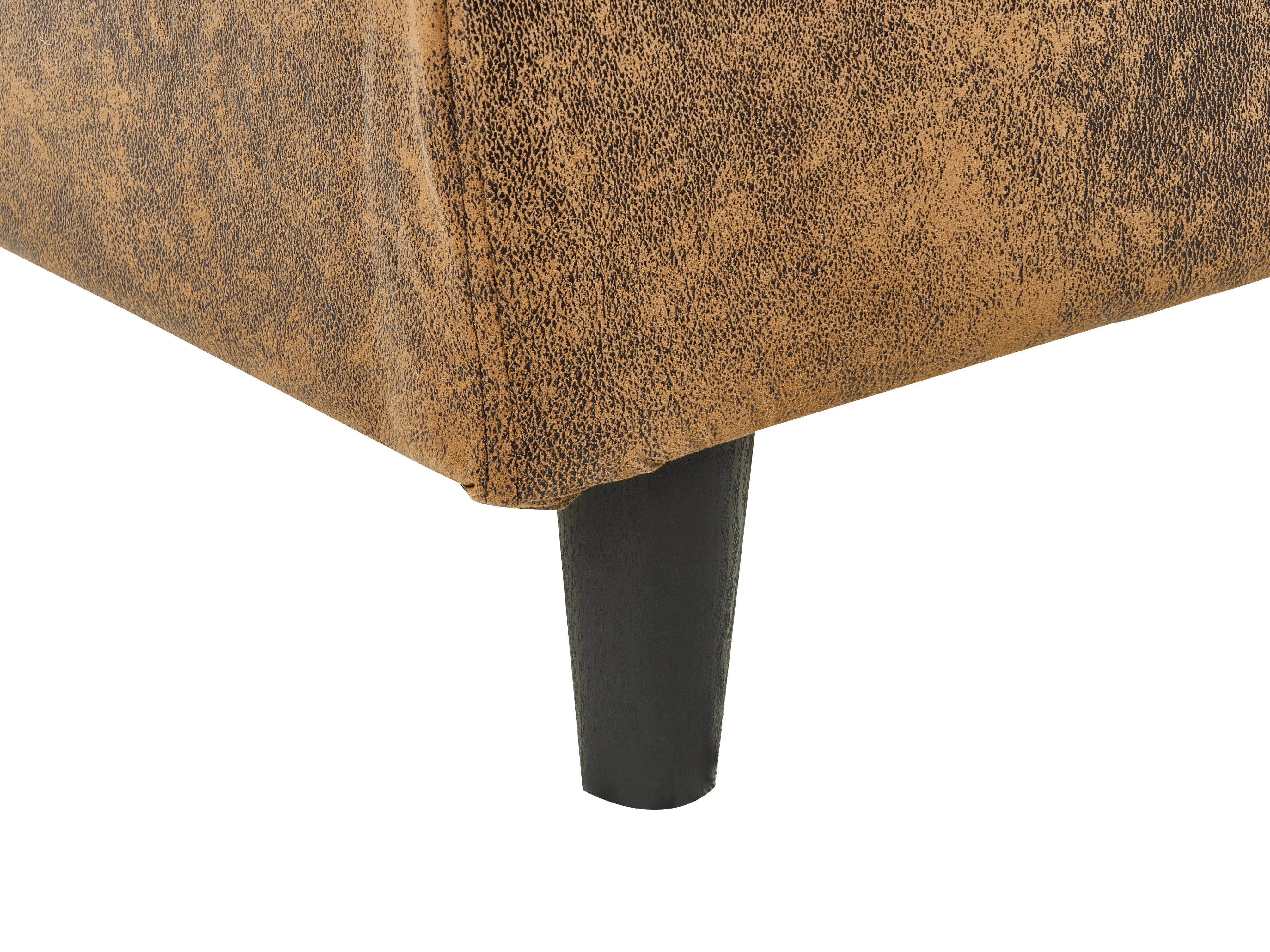 Bedframe hoes Kunstleer FITOU 140 x 200 cm Bruin