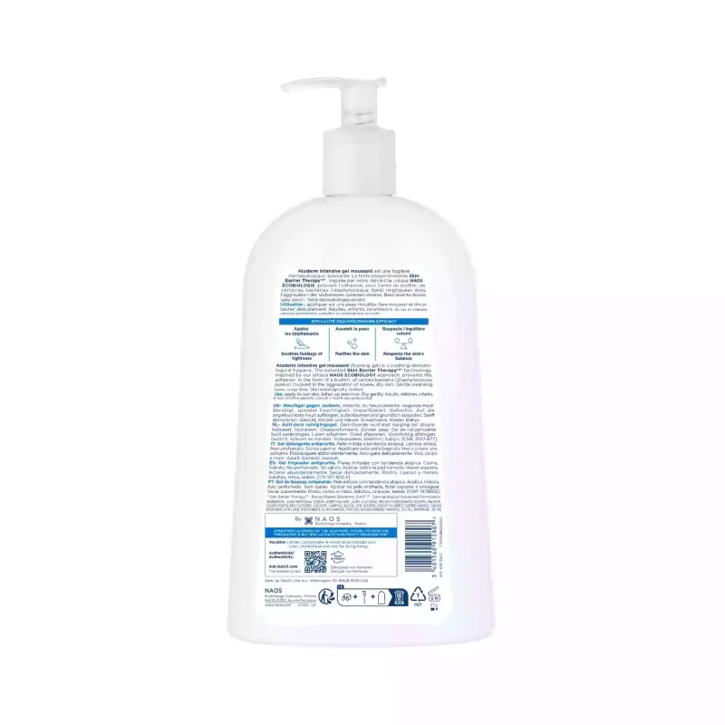 Atoderm Intensive Gel moussant - 500ml