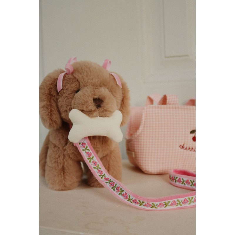 Konges Sløjd<br>Bamsehund Maude Pink Check