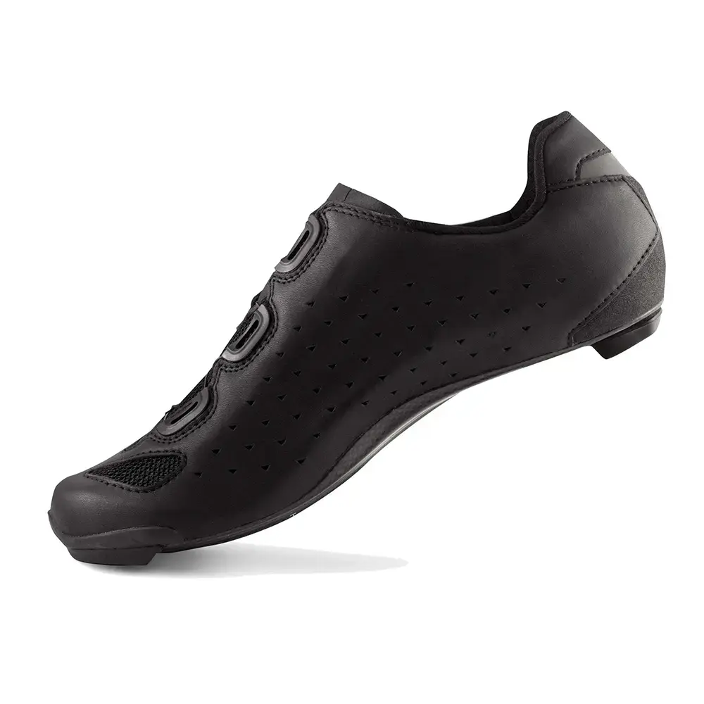 Lake CX238 Wide Wielrenschoenen Zwart/Zwart Heren