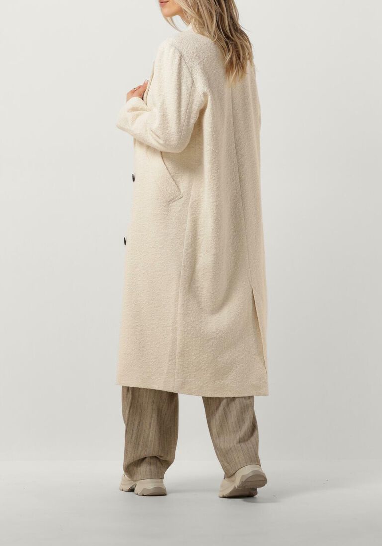 gebroken wit ruby tuesday mantel may longdouble breasted coat