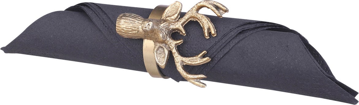 House of Seasons servetring goud D 5 H 8 cm
