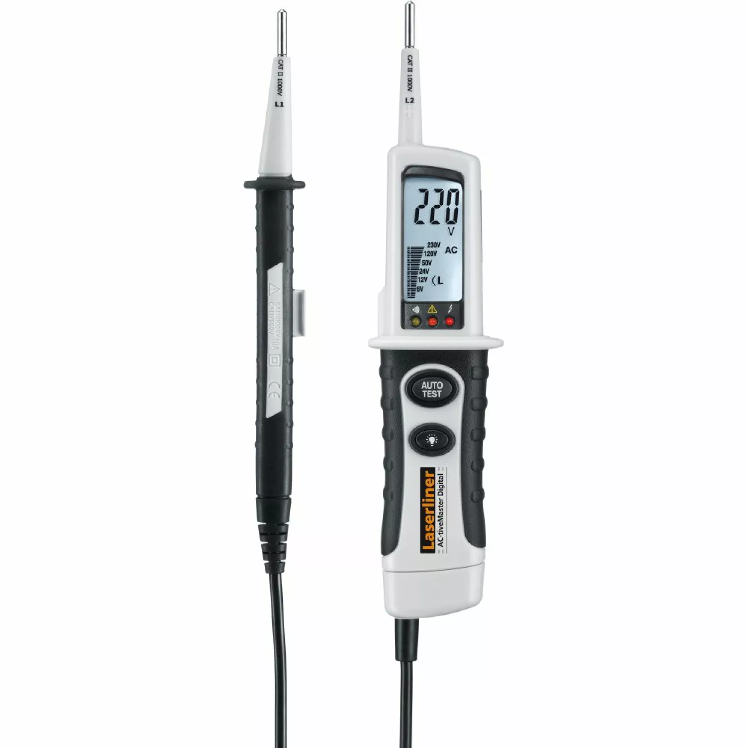 Laserliner AC-tiveMaster Digital Spanningstester met LCD scherm - AC/DC 6-690V