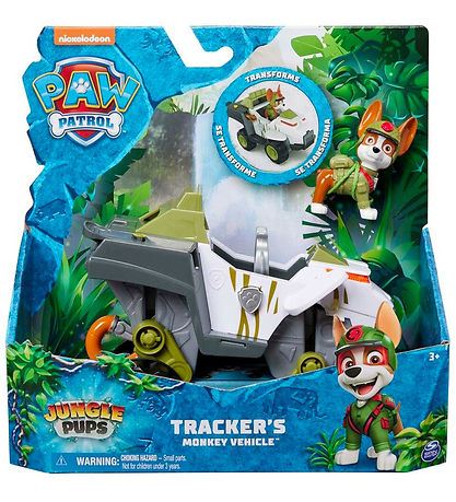 Paw Patrol Leget?jsbil - 16 cm - Tracker's Monkey Vehicle