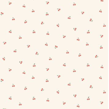 Vliesbehang Cherry gebroken wit (dessin 120967)
