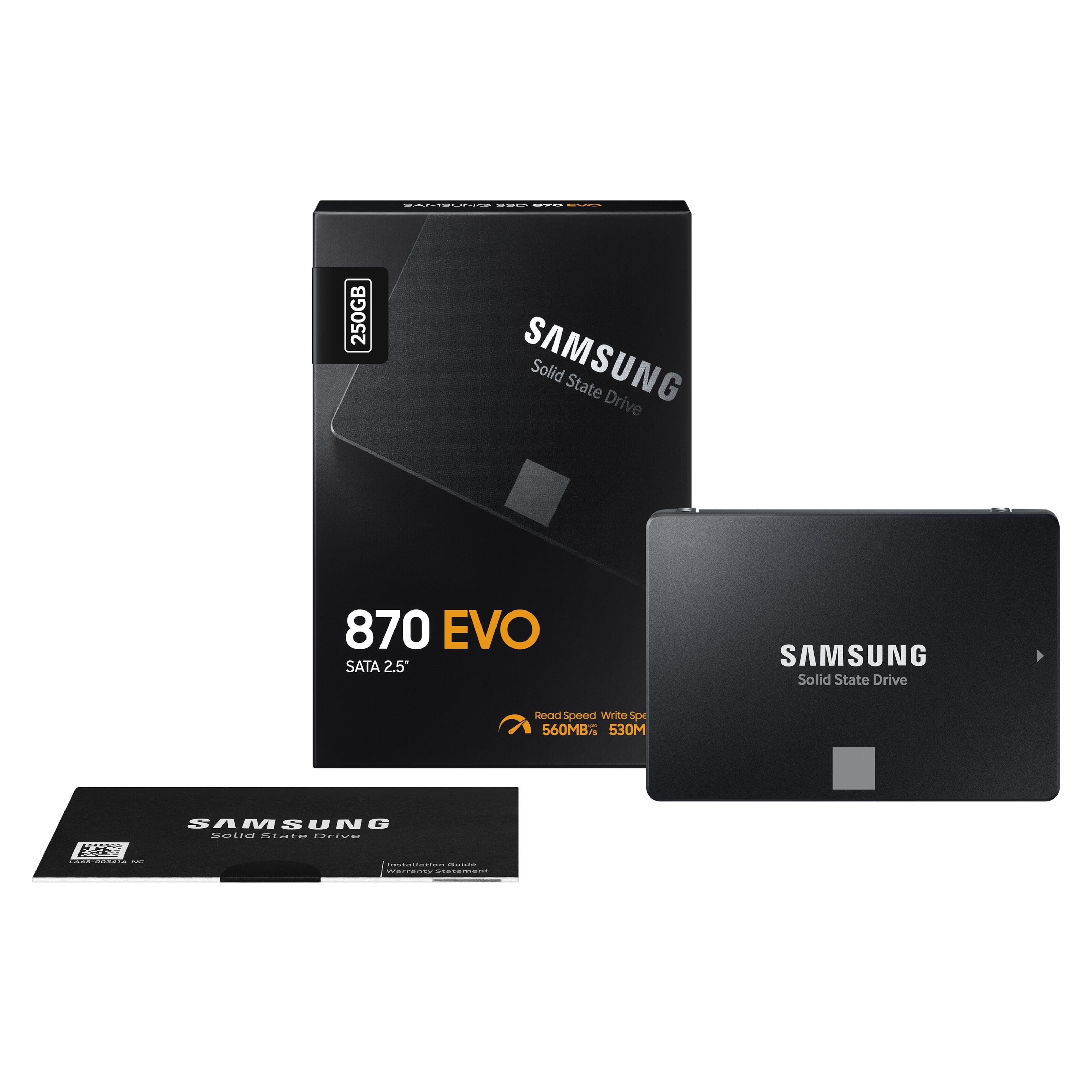 Samsung 870 EVO SSD-disk 250 GB