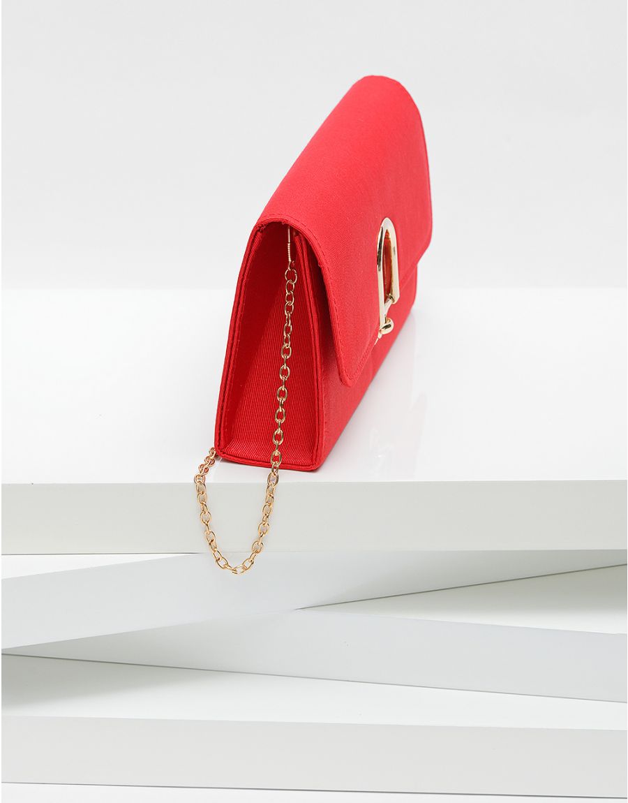 Pochette fantaisie rouge