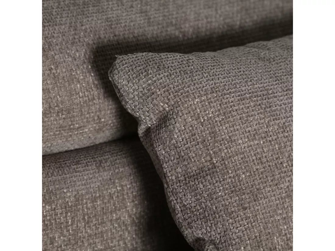 Canapé modulable en polyester gris 105x96x67 cm