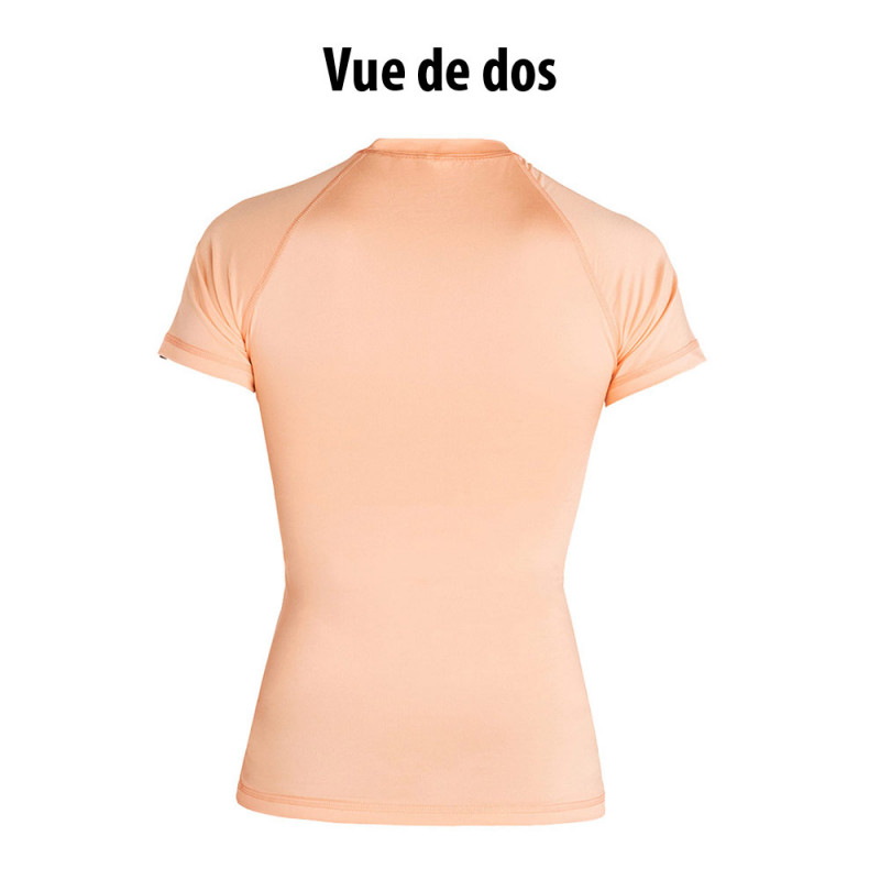 LYCRA Femme RIP CURL SUNNY Manches Courtes PECHE