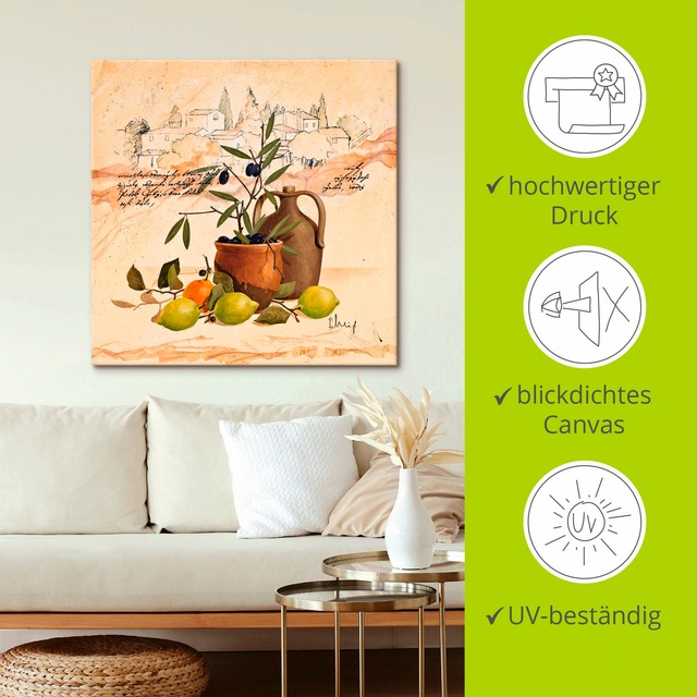 Artland Wandbild »Lavendel Impressionen« Arrangements 1 Stk. tlg. als Leinwandbild, Poster, Wandaufkleber in verschied. Grössen