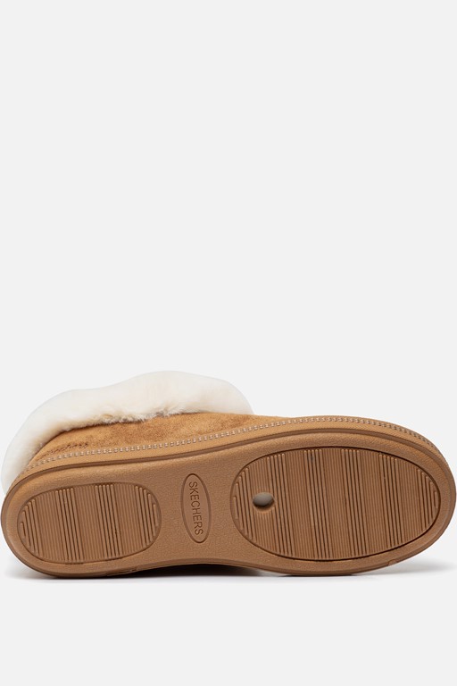 Cozy Campfire Pantoffels cognac Suede