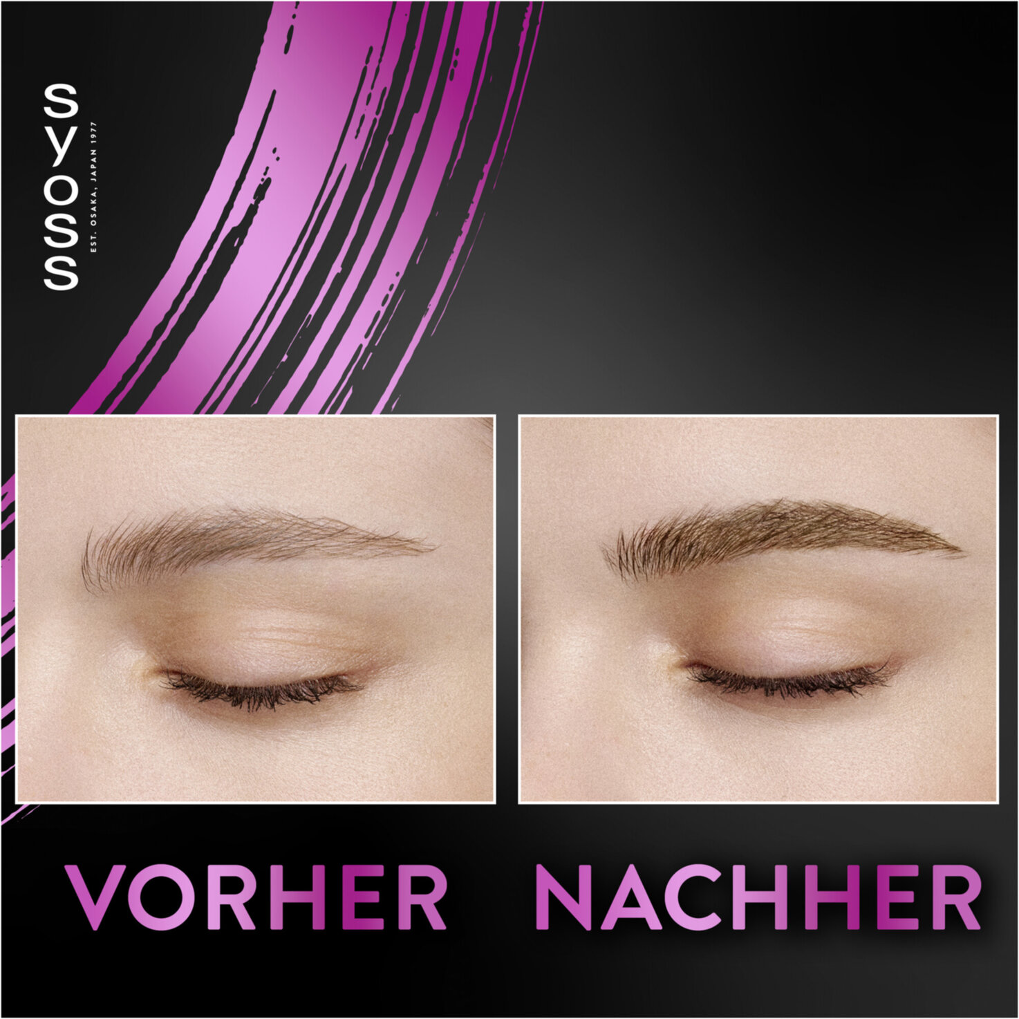 Syoss Augenbrauen-Kit permanente Augenbrauenfarbe