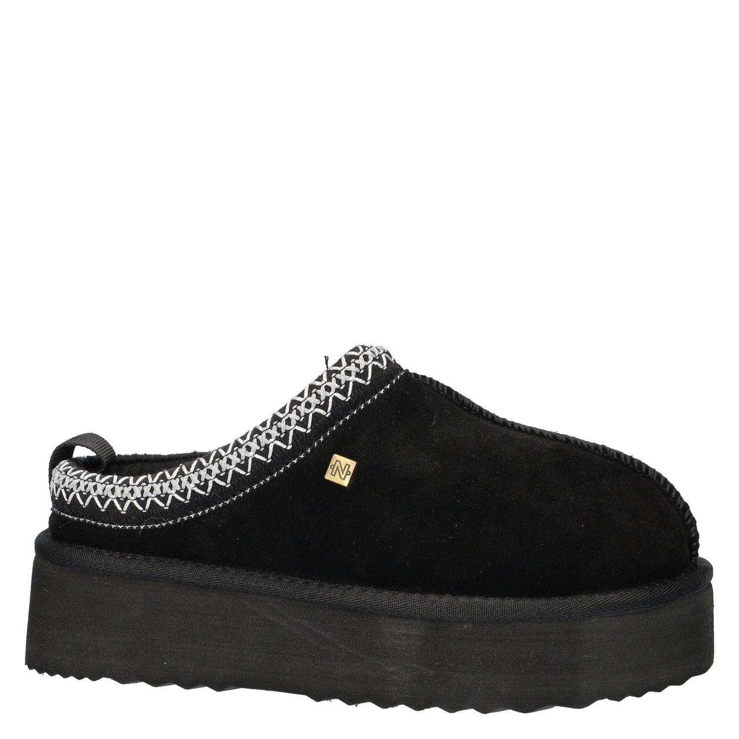 dames pantoffel Nelson Zwart