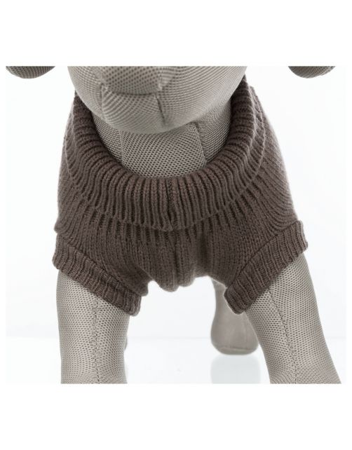 Trixie Trui Kenton Taupe - Hondenkleding