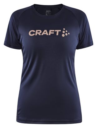 Maillot manches courtes Craft Essence Logo Femme Bleu