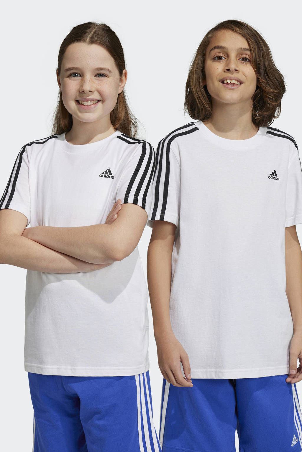 adidas T-shirt wit/zwart