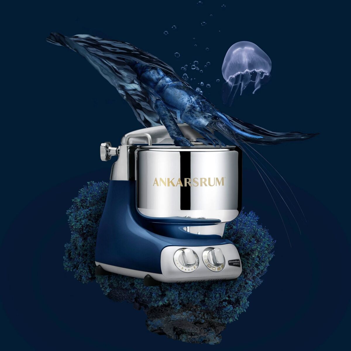 AKM 6230 Go Green Kjøkkenmaskin, ocean blue