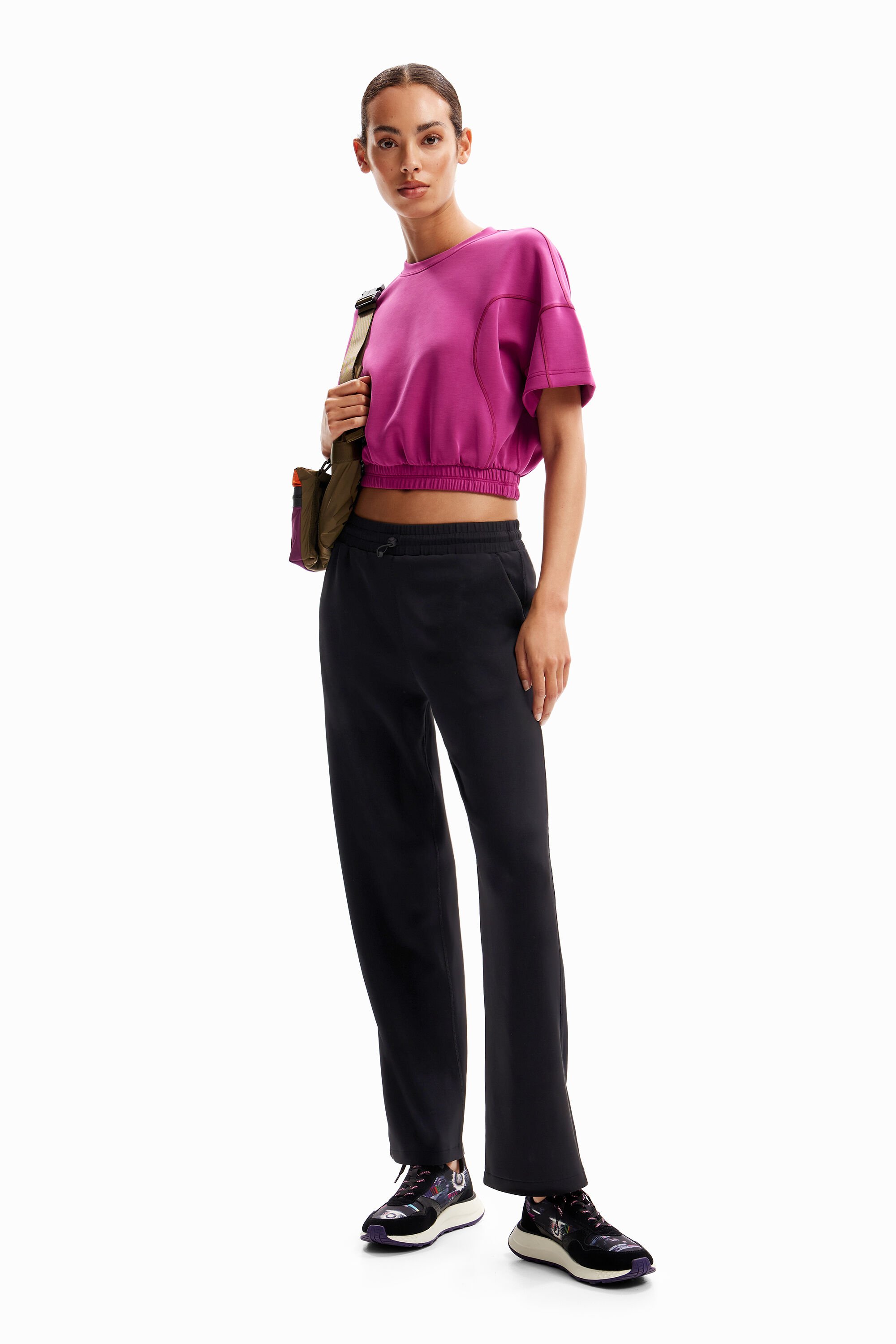 Pantalon wide leg sport