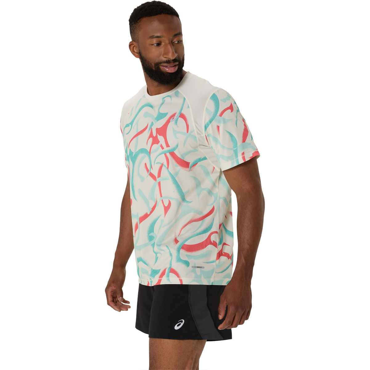 ASICS Road All Over Print Løbe T-shirt Herre