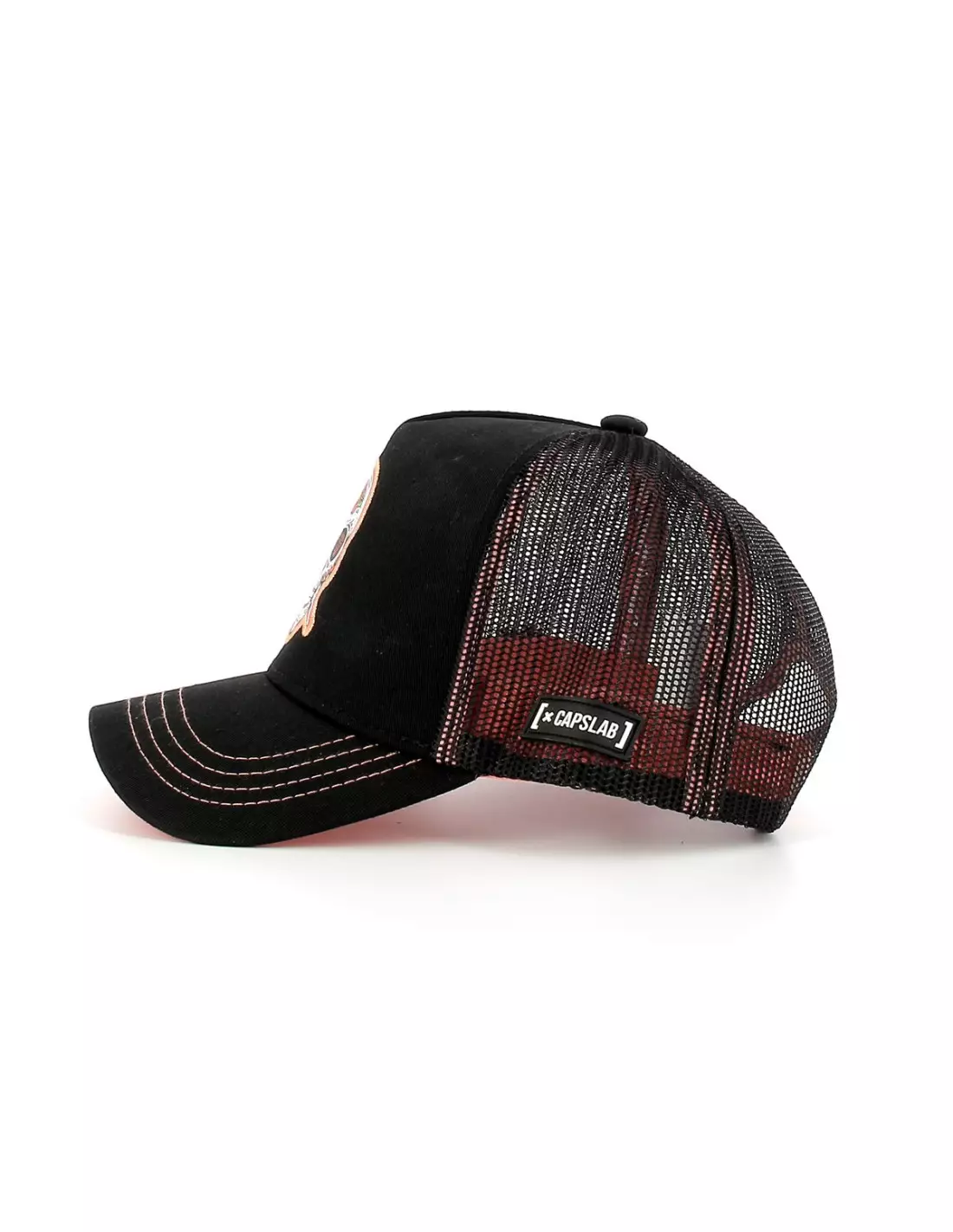 CAPSLAB Casquette Chupa Chups Skull Fluo - Casquettes Noirrose