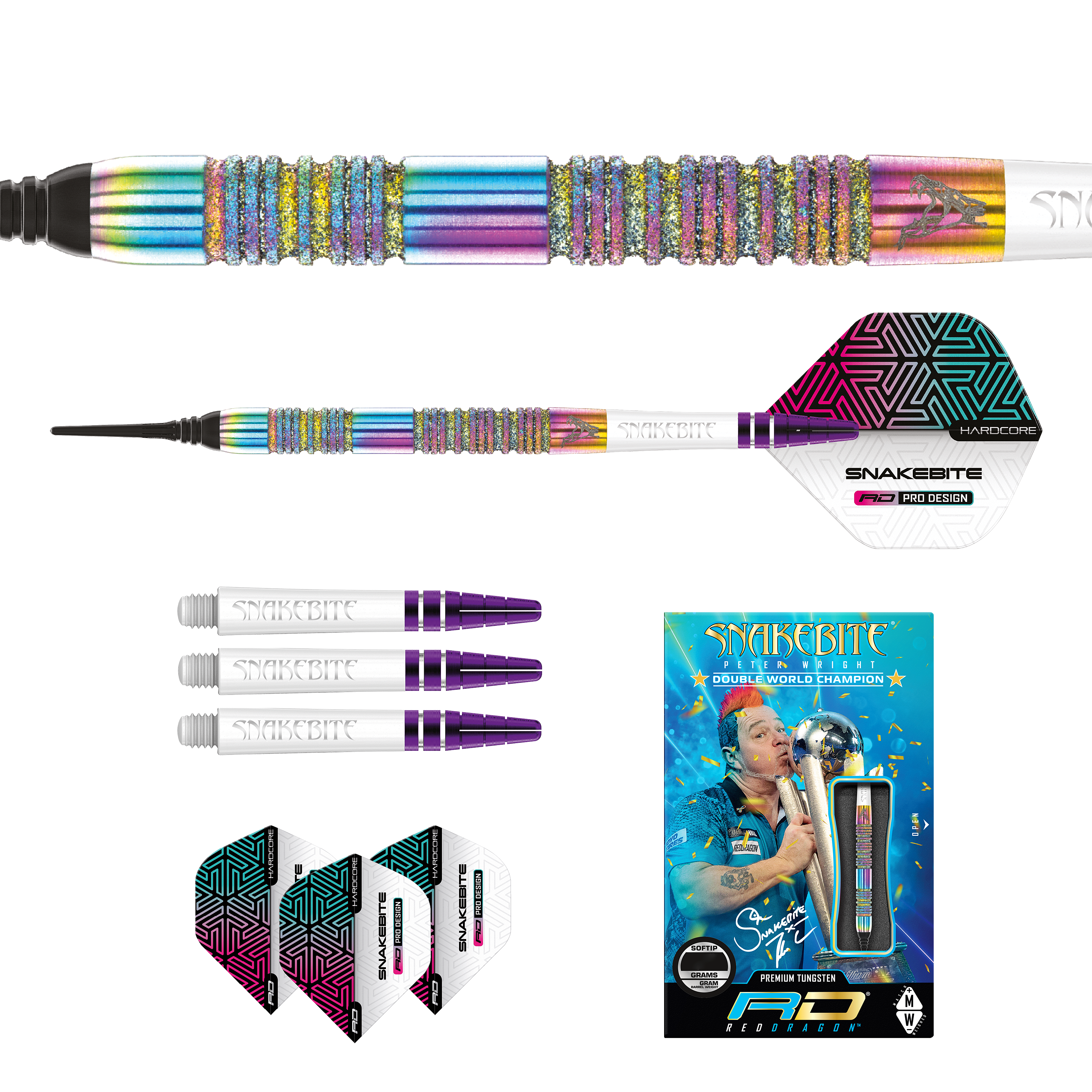 Red Dragon - Peter Wright Diamond Fusion Spectron SE - Softdart