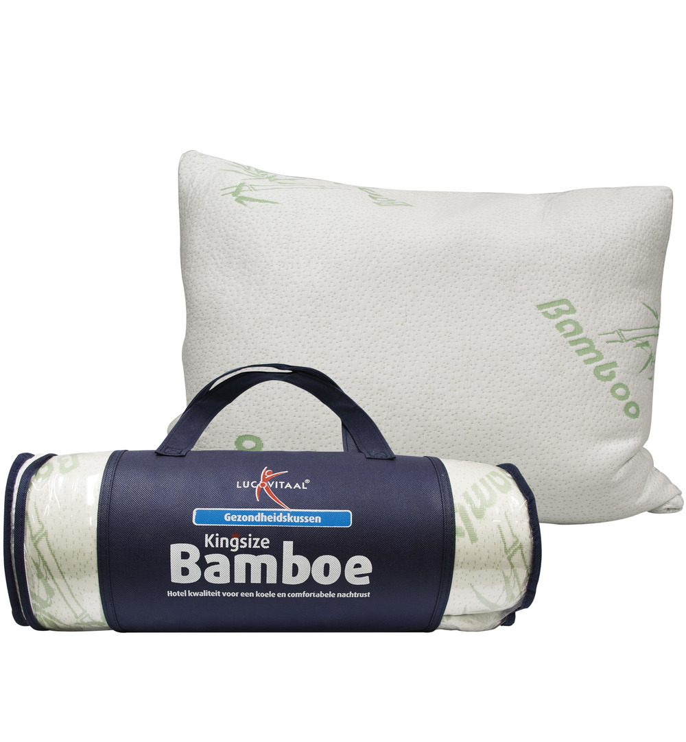 Lucovitaal Kingsize Bamboe Hoofdkussen (1 stuk)