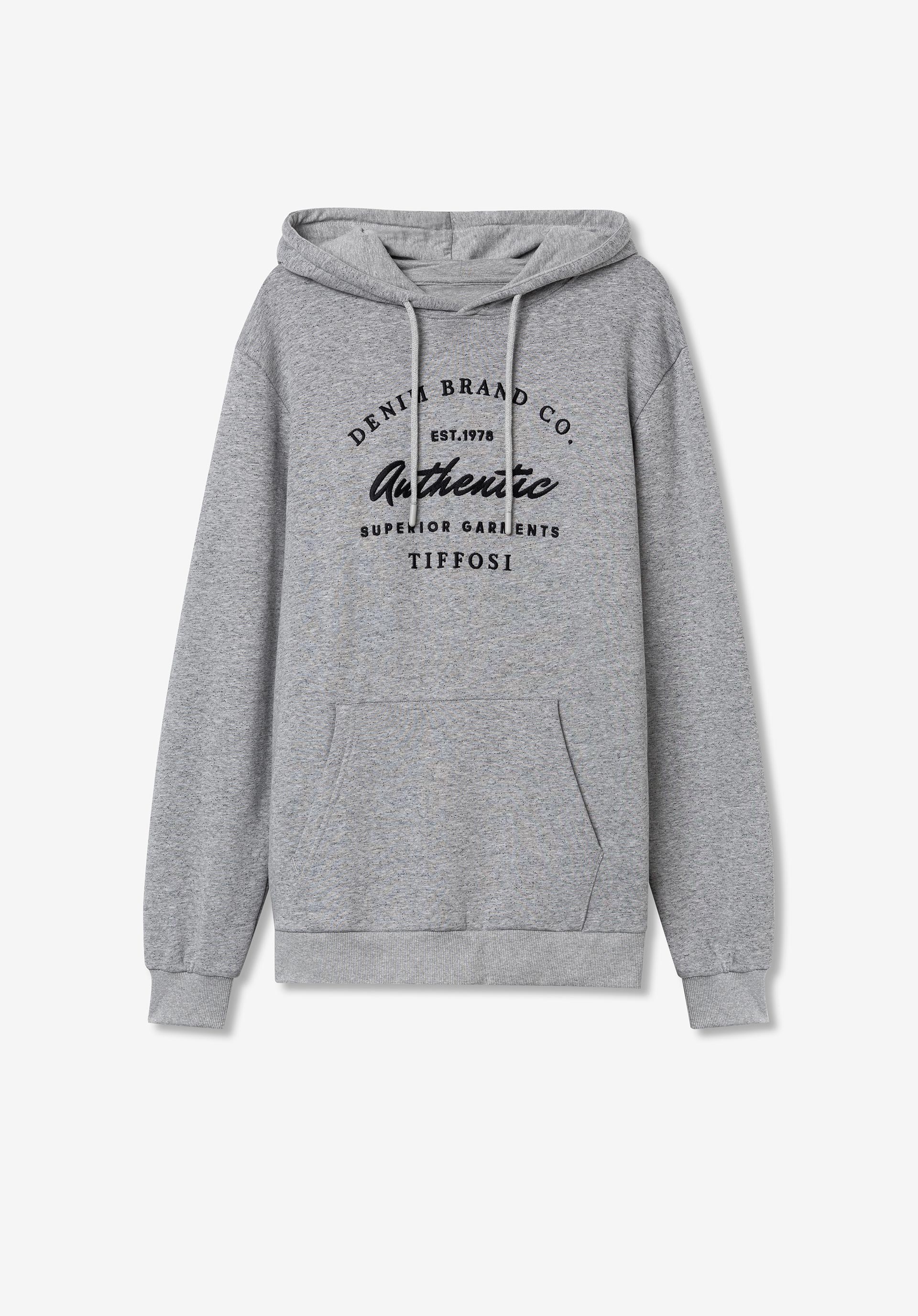 Hoodie com Bordado Frontal