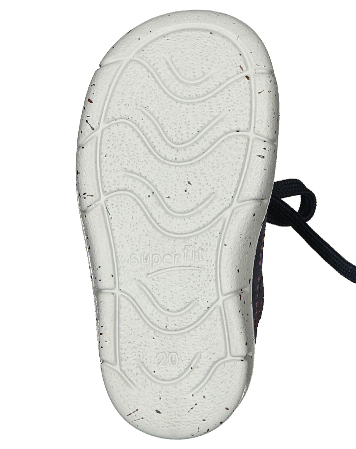 Schnür-Lauflernschuhe ULLI in blau/rotbraun